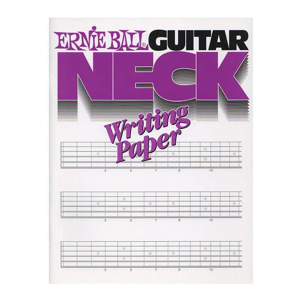 Ernie Ball Method Book - Guitar Neck Writing Paper - 5 Neck/15 Fret - 48 Page