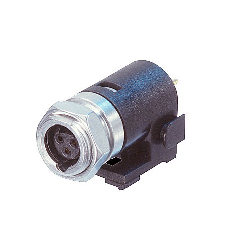 Neutrik NP3F-V - PCB V-Mount Female Connector with Insert & Solder Contacts