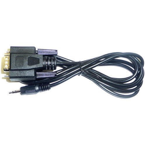 Key Digital KD-3.5MDB96 6ft 3.5mm Stereo (3 Conductors) to Male DB9 Adapter Cable