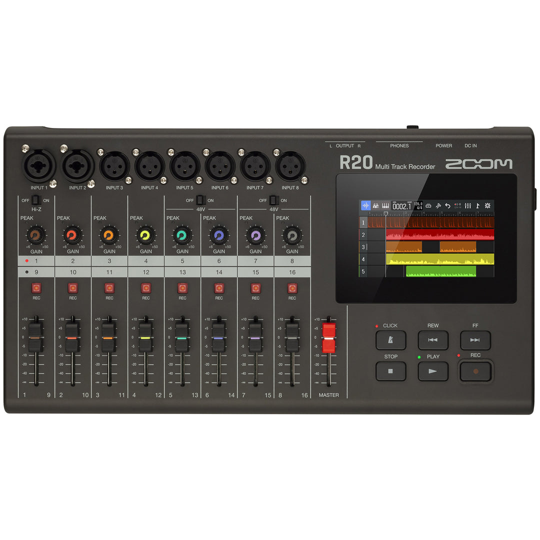 Zoom R20 Multi Track Recorder Interface Controller Sampler