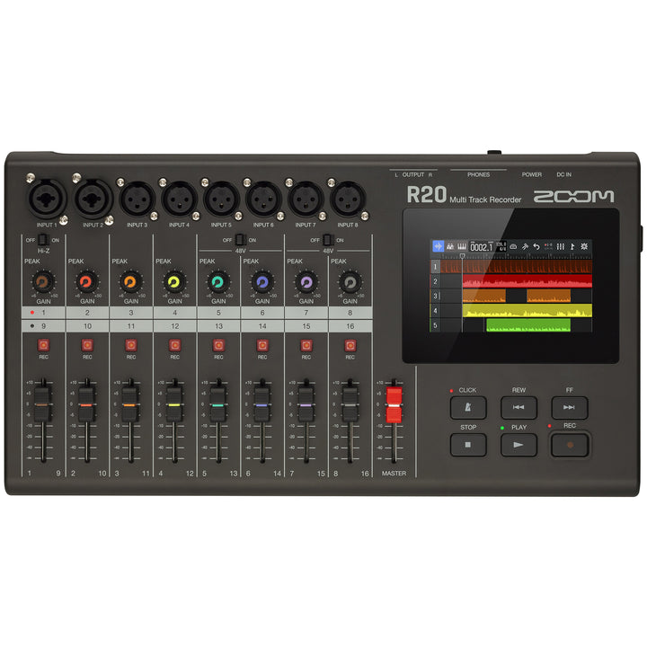 Zoom R20 Multi Track Recorder Interface Controller Sampler