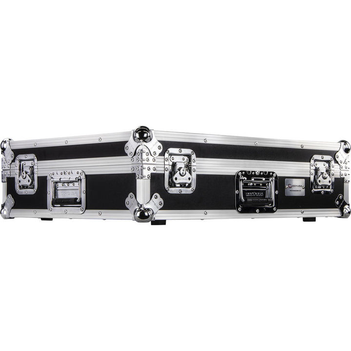 Odyssey FRPRIME4 Flight Ready Series Hard Case for Denon Prime 4 DJ Controller - Silver and Black
