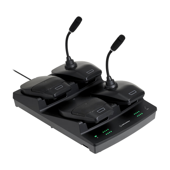 Audio-Technica ESW-CHG5AD ESW 4-Bay Charging Station Bundle