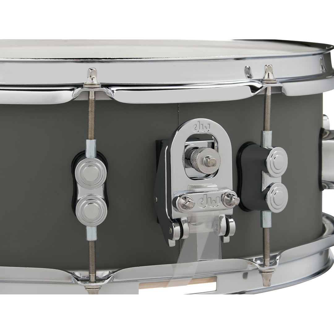 PDP Concept Maple Finish Ply 5.5x14 Snare Drum w/ Chrome Hardware - Satin Pewter
