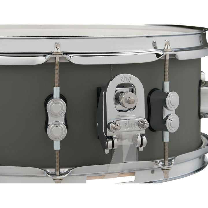 PDP Concept Maple Finish Ply 5.5x14 Snare Drum w/ Chrome Hardware - Satin Pewter
