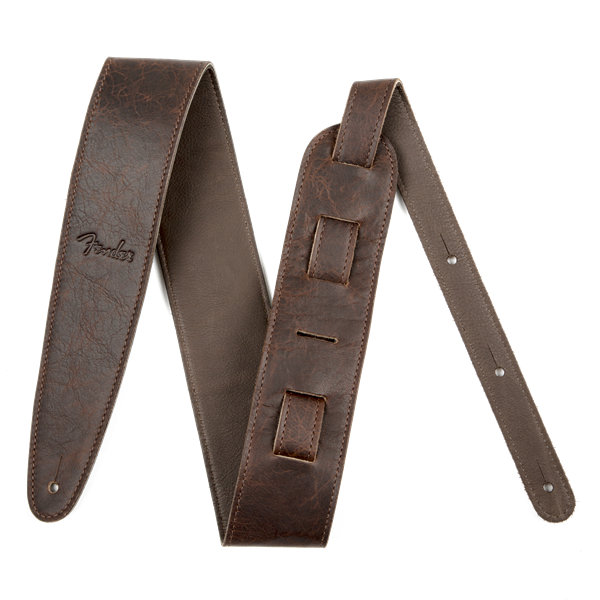 Fender Artisan Crafted Leather Straps - 2.5'' - Brown