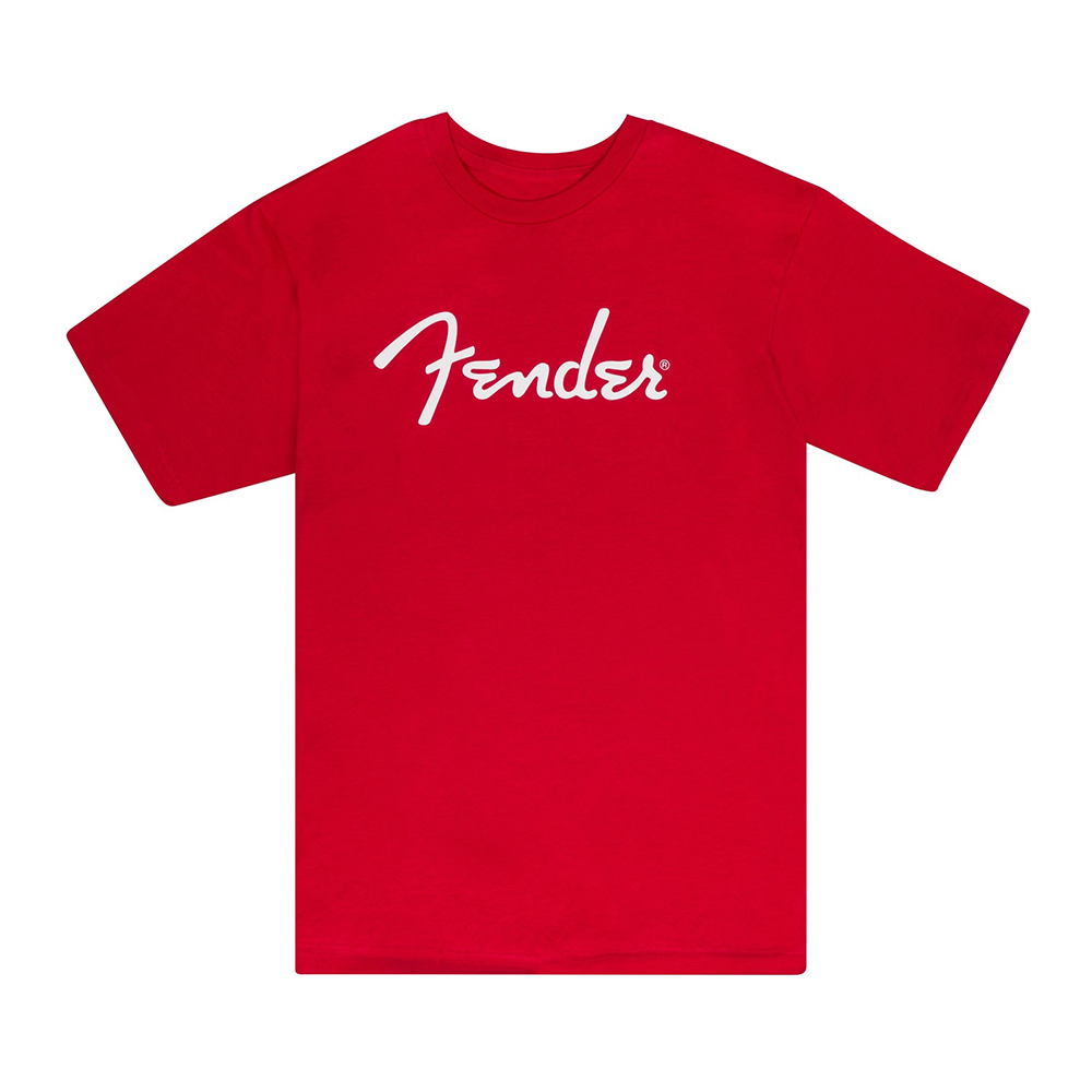 Fender Spaghetti Logo T-Shirt - Dakota Red