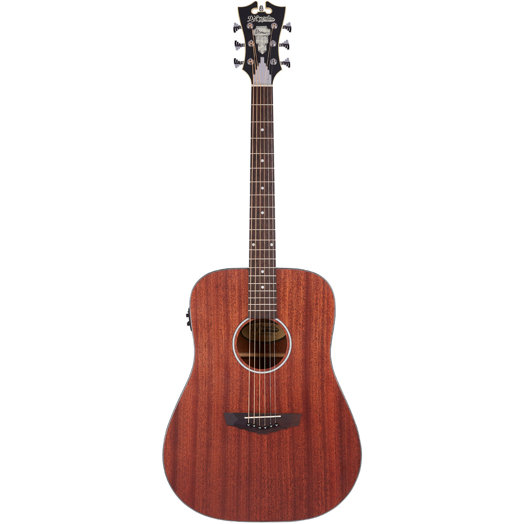 D'Angelico Premier Lexington LS Acoustic Guitar - Natural Mahogany