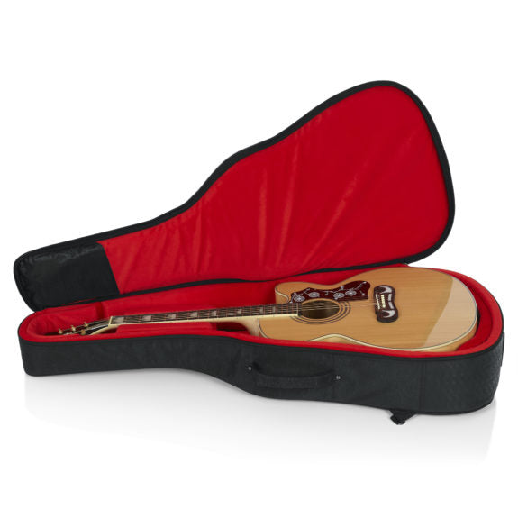 Gator GT-JUMBO-BLK Transit Series Jumbo Acoustic Guitar Gig Bag