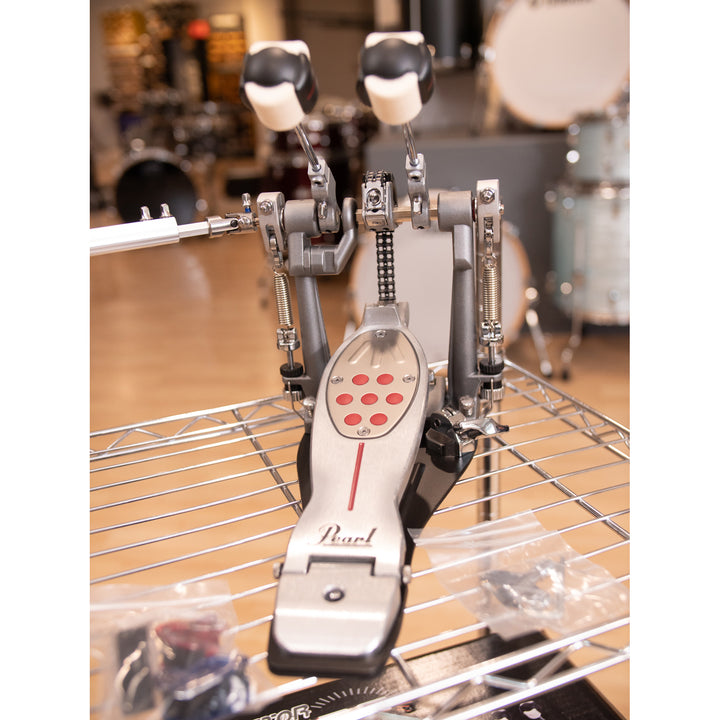Pearl P-2052C Eliminator Twin Pedal, Chain Drive, w/Case