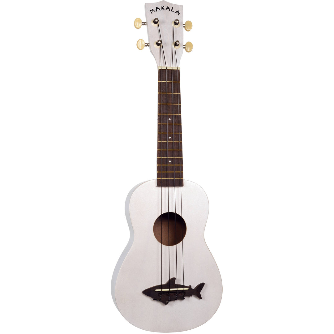 Kala Makala Soprano Shark Ukulele - White