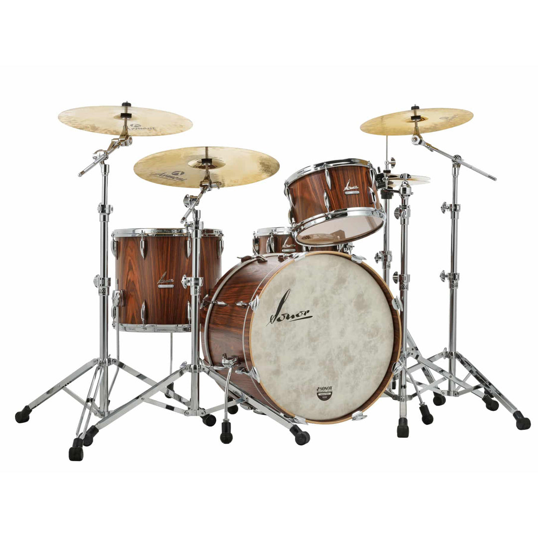 Sonor Vintage VT-Three20-Shells-NM-RSG Shell Set 3-Piece Drum Kit (No Hardware) - Rosewood Semi-Gloss