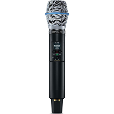 Shure SLXD24/B87A Digital Wireless Handheld Microphone Transmitter with  Beta 87A Capsule (H55: 514 to 558 MHz)