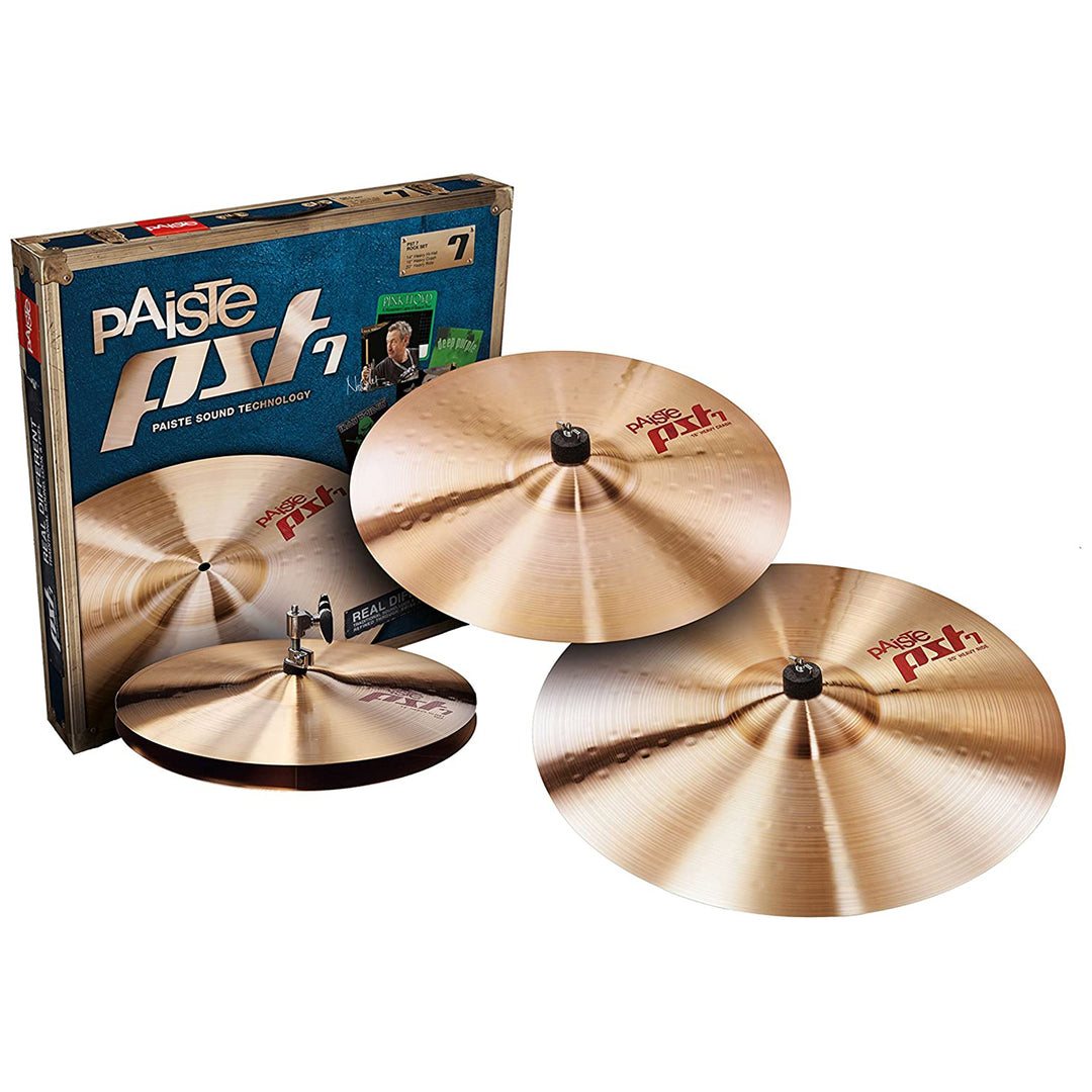 Paiste PST 7 Heavy Rock Cymbal Set - 14” / 16” / 20”