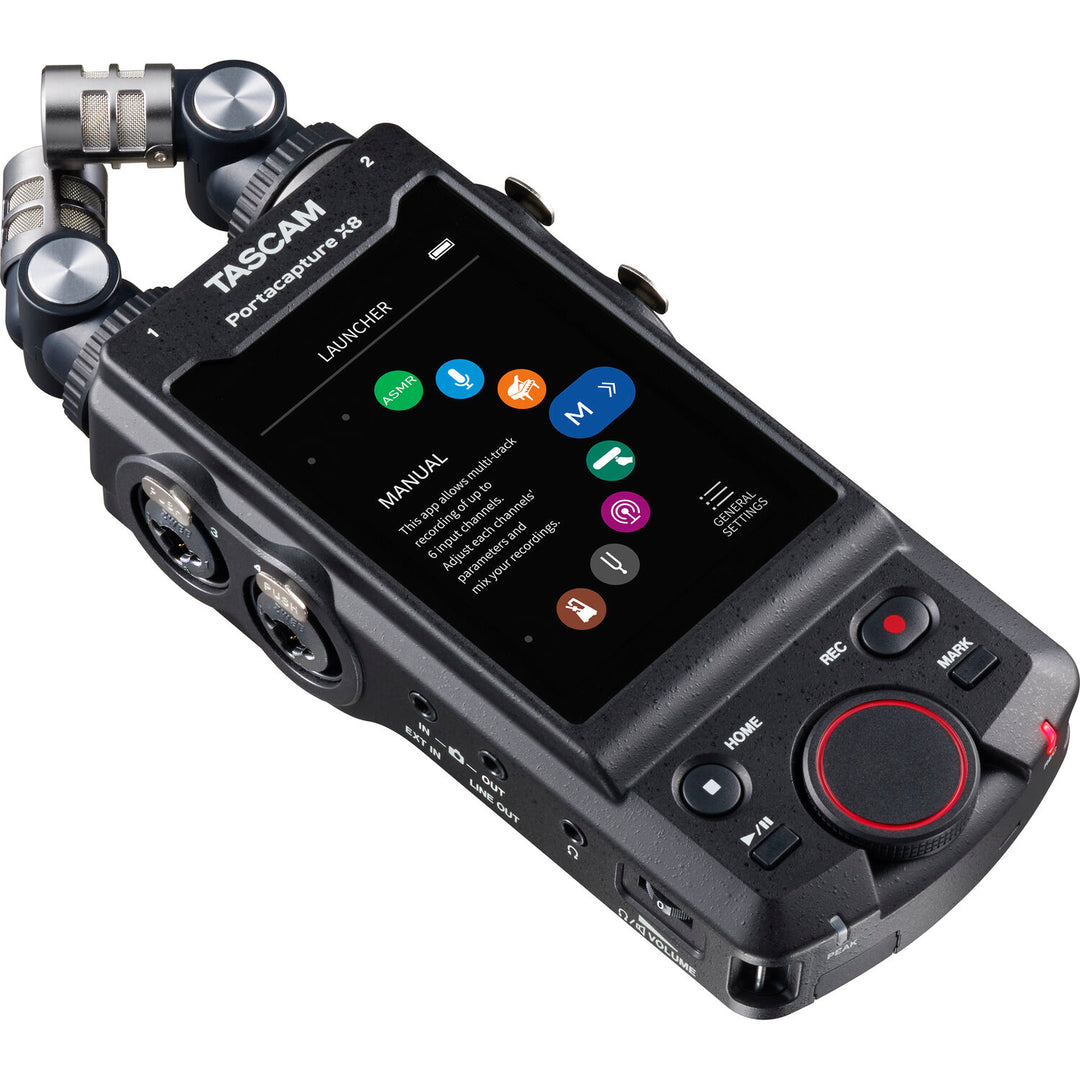 Tascam Portacapture X8 6-Input / 6-Track Handheld Adaptive Multitrack Recorder