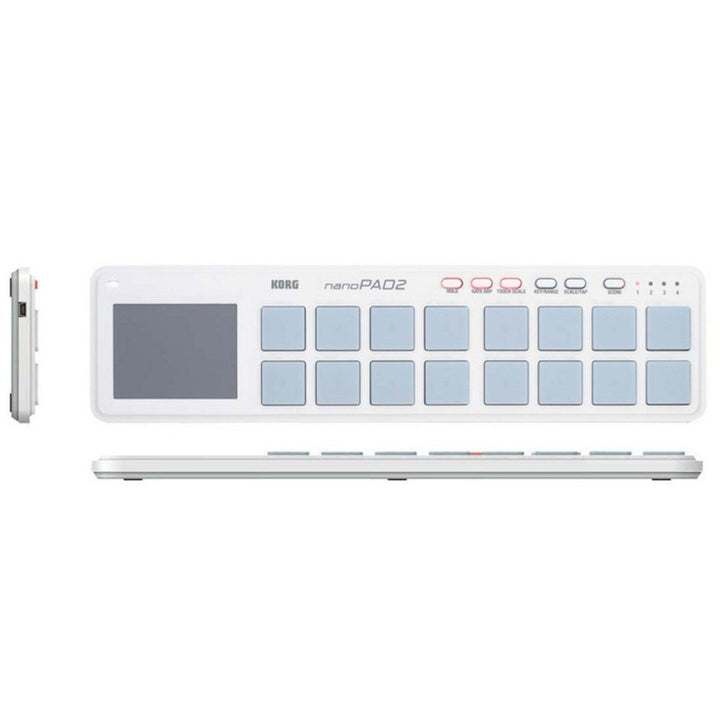 Korg nanoPAD2 USB Pad Controller (White)