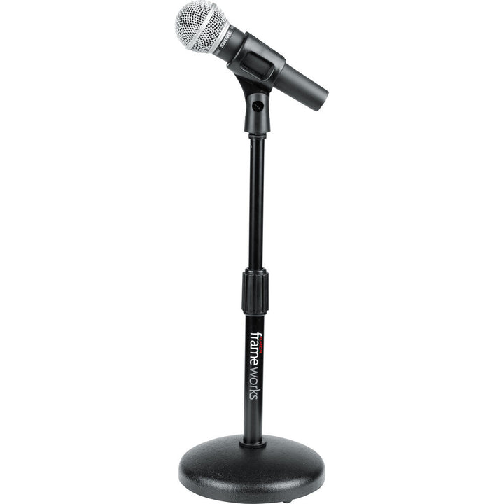 Gator Frameworks Round-Base Desktop Mic Stand