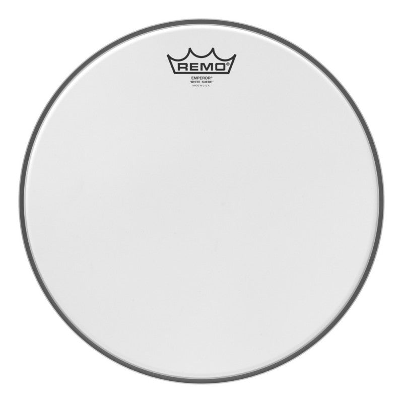 Remo BE-0813-WS - 13''Batter,WHITE SUEDE,EMPEROR 13''Batter,WHITE SUEDE,EMPEROR