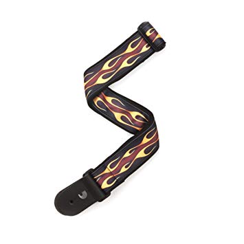 D'Addario 50F09 - 50 MM STRAP, HOTROD FLAME RED