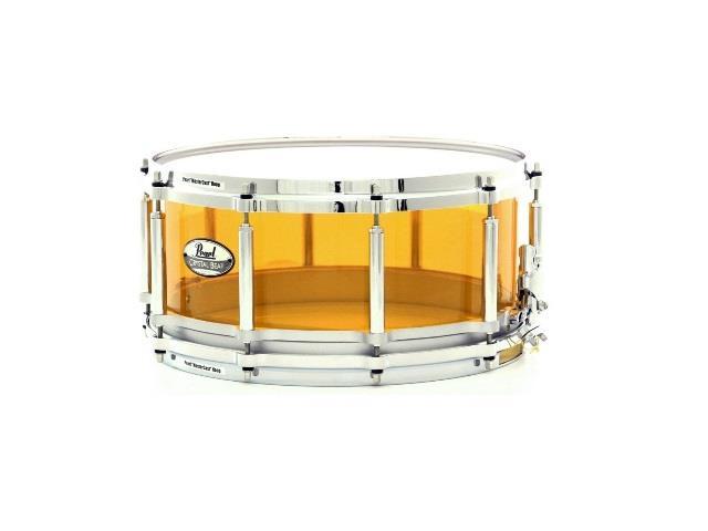 Pearl Crystal Beat Series 14 X 6.5 Snare Shell Only #732 Tangerine Glass