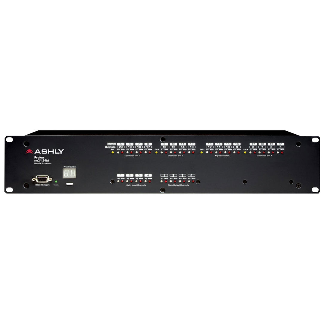 Ashly Protea DSP Audio Matrix Processor 4-In x 4-Out with Logic Card