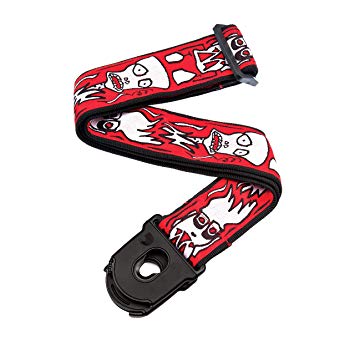 D'Addario 50PLJS02 - 50MM PL LOCK- JS UP IN FLAMES