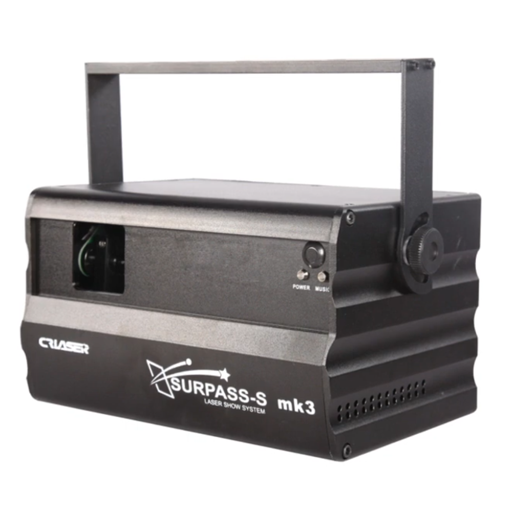 CR LASER SURPASS-S 2W Compact Professional Animation RGB laser effect projector & scanner