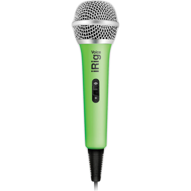 IK Multimedia iRig Voice iOS/Android Handheld Microphone (Green)
