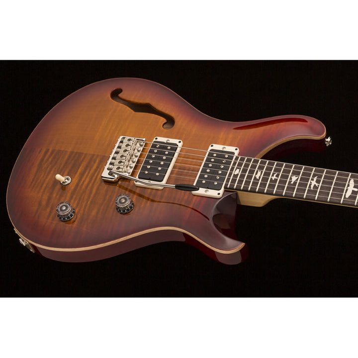 PRS CE 24 Semi-Hollow Bolt-On (2024) Electric Guitar (Dark Cherry Sunburst) w/ Gig Bag