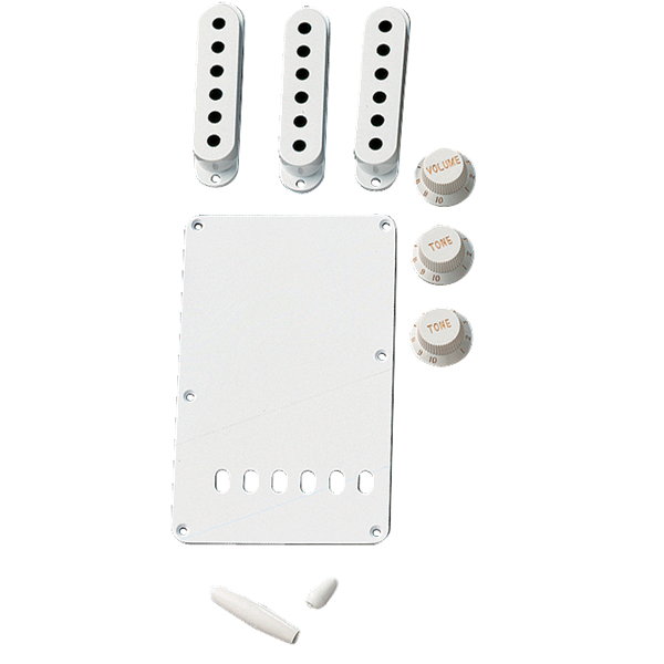 Fender Vintage-Style Stratocaster Accessory Kit - White - White