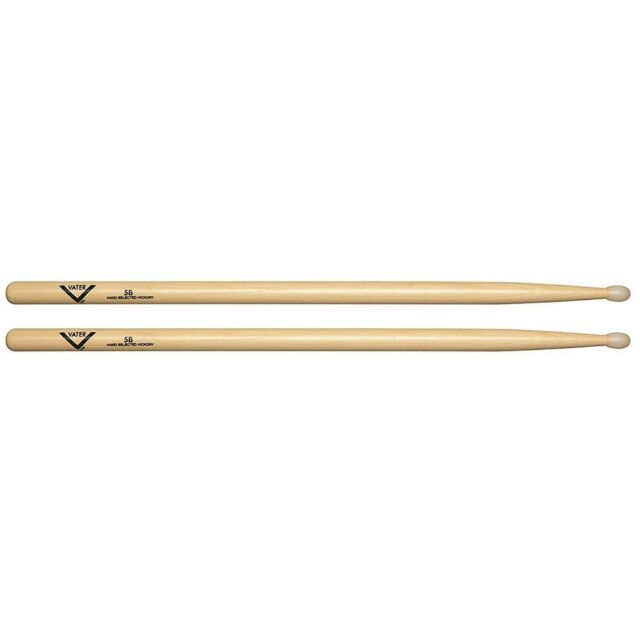 Vater VH5BN - Vater American Hickory 5B Nylon Tip Drumsticks