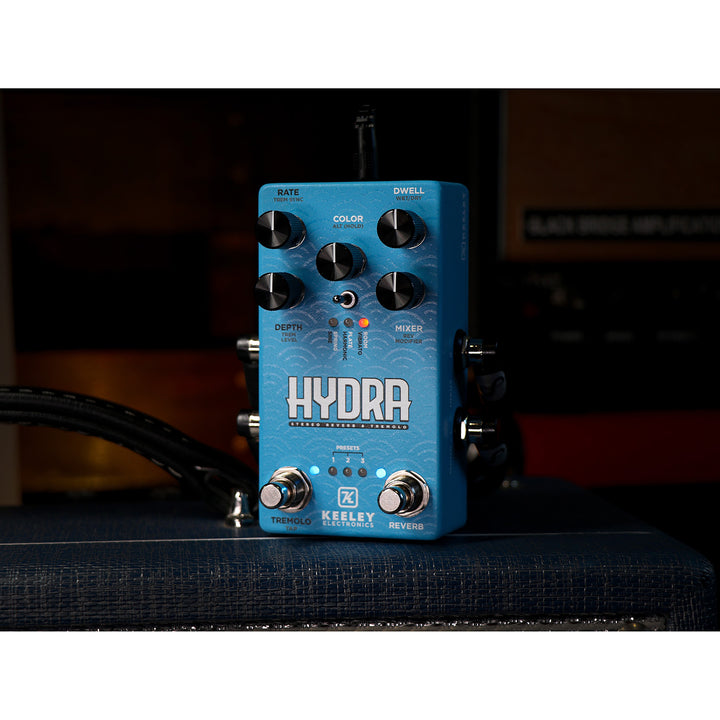 Keeley HYDRA Stereo Reverb and Tremelo Guitar Pedal