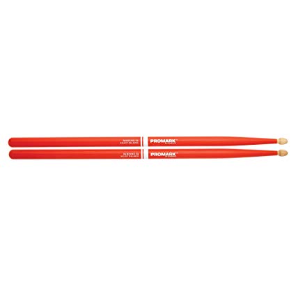 Promark RBH565AW-ORANGE-Promark Rebound 5A Acorn Tip Orange Drumsticks