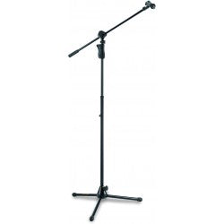 Hercules Stands MS632B EZ Grip Tripod Microphone Stand w/ 2-In-1 Boom & EZ Mic Clip