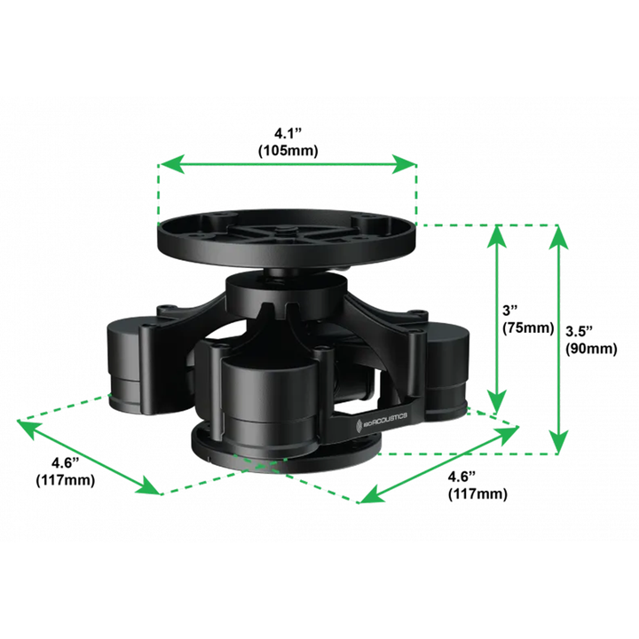 IsoAcoustics V120 Ceiling and Wall Isolation Mount for Studio Monitors