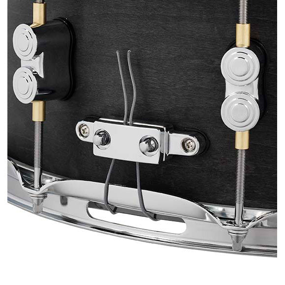 PDP Concept Maple 6.5x14 Snare Drum 10-Ply w/ Black Wax Finish & Chrome Hardware - Satin Black