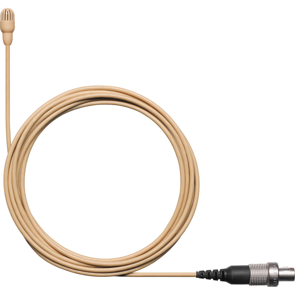 Shure TL47T/O-LEMO TwinPlex Omnidirectional Lavalier Microphone with Accessories (LEMO, Tan)