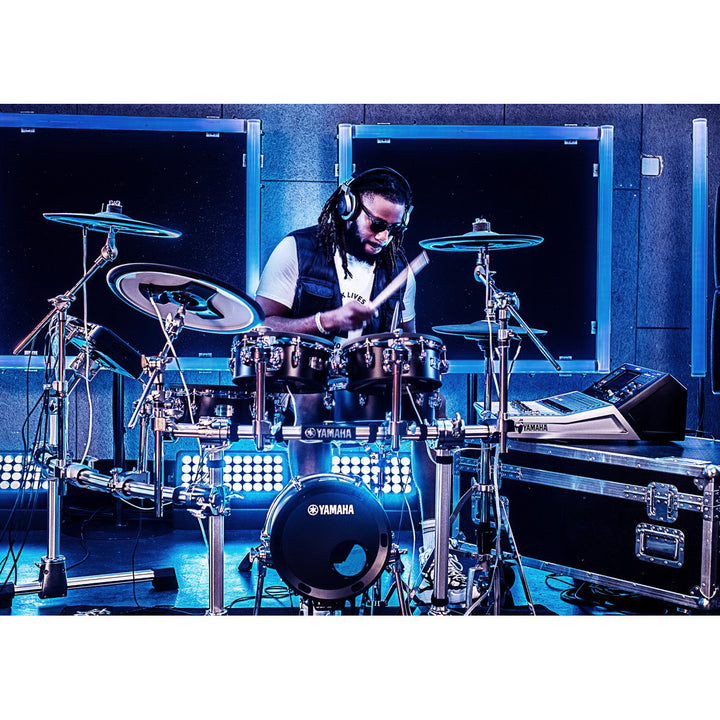 Yamaha DTX10KMBF- Electronic Drum Kit w/ DTX-PRO-X, DTP10M Mesh Pads, DTC10 Cymbals and Hardware - Black Forest