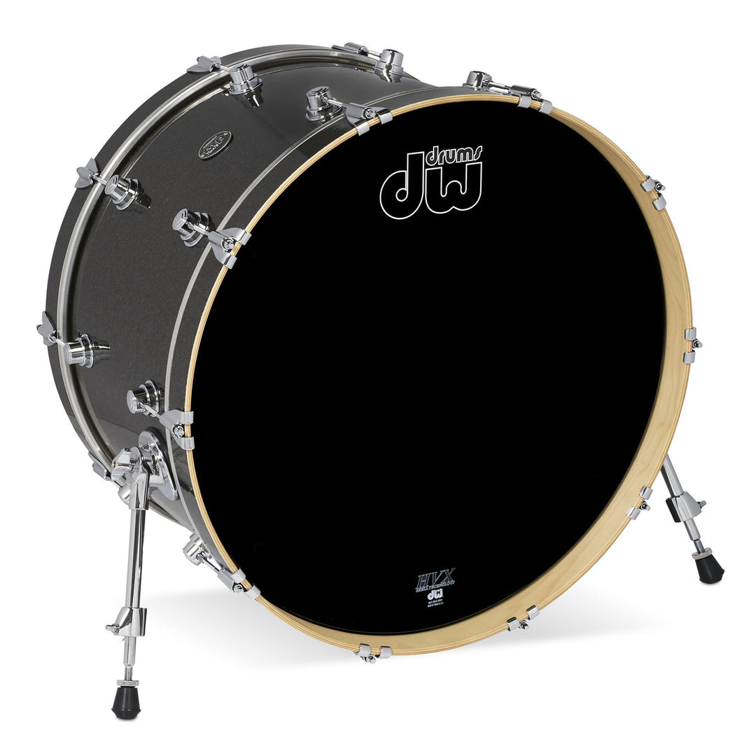 DW Performance Series Bass Drum 14x24 Finish Ply - Pewter Sparkle