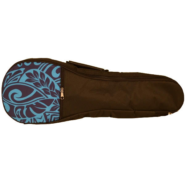 Kala Padded Ukulele Bag for Concert Size - Blue Pattern
