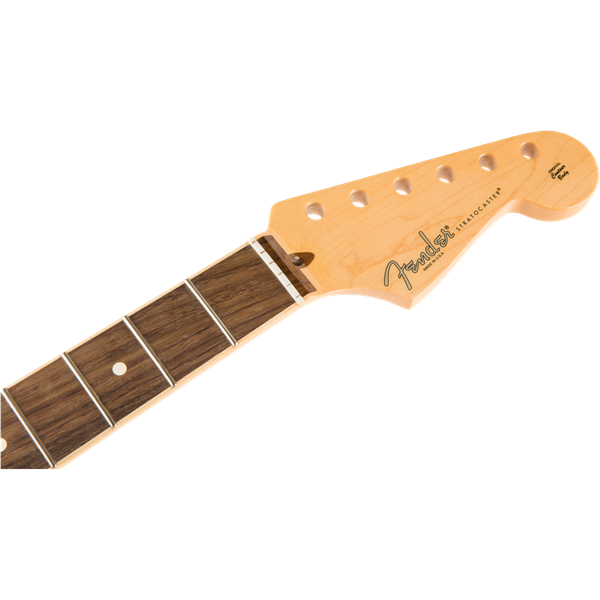 Fender American Channel Bound Stratocaster Neck, 21 Medium Jumbo Frets - Rosewood - Natural
