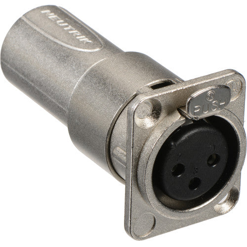 Neutrik NA3FDM - Inline Feedthrough Adapter -D Chassis Female to Male
