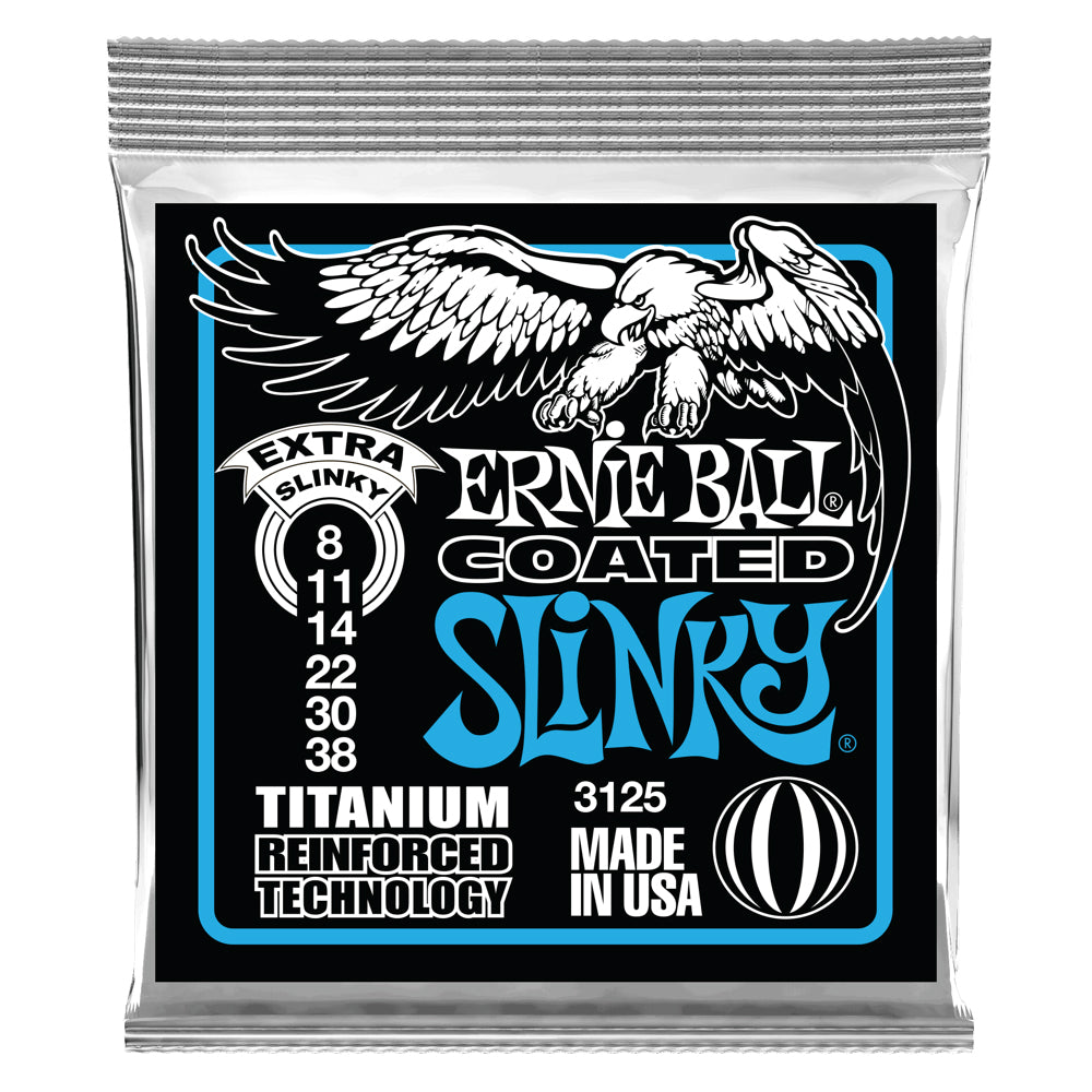 Ernie Ball 3125EB COATED SLINKY EXTRA 8-38