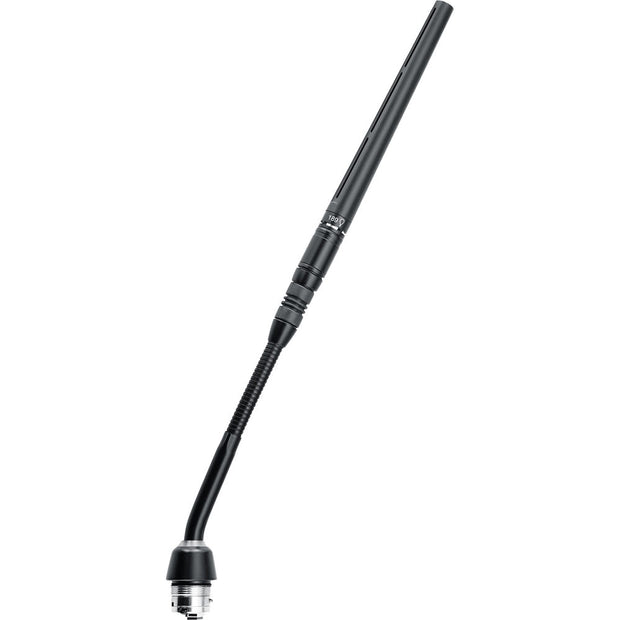 Shure MX405 Microflex 5” Gooseneck Condenser Microphone (Black) Mini-Shotgun No Preamp LED (Red)