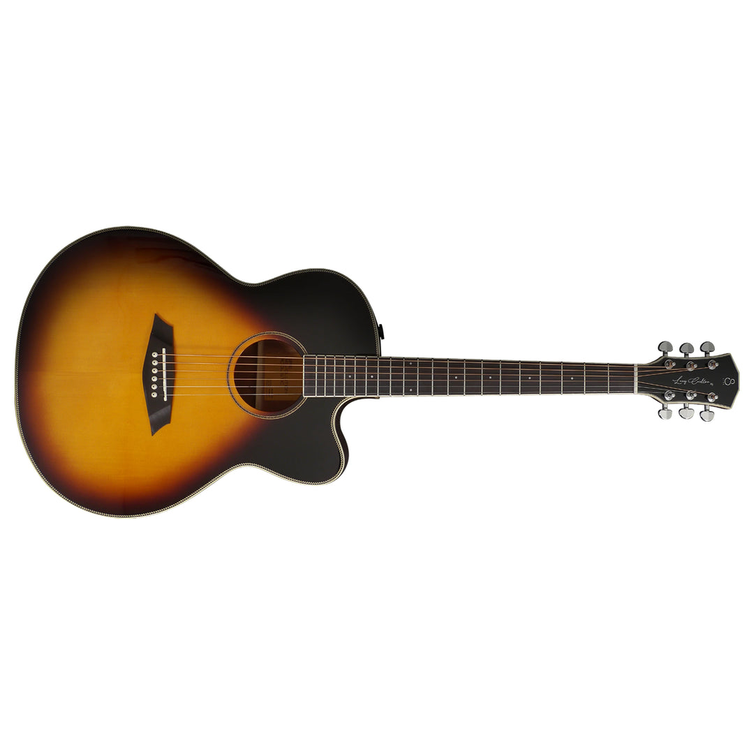 Sire Larry Carlton A3 Grand Auditorium Cutaway SIB Acoustic Guitar - Vintage Sunburst Gloss