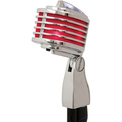 Heil The Fin Dynamic Chrome Vocal Microphone (Red LEDs)