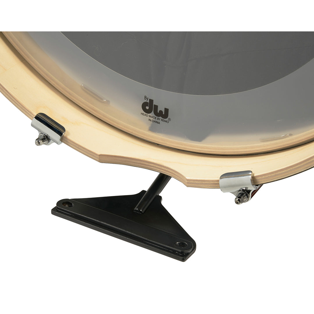 PDP Concept Maple Finish Ply CM Bop Kit Shell Pack w/ Chrome Hardware (14x18 w/ BDM, 8x12, 14x14FT) - Satin Pewter
