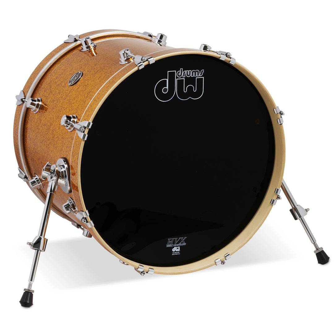 DW Performance Series Bass Drum 16x20 Finish Ply - Gold Sparkle