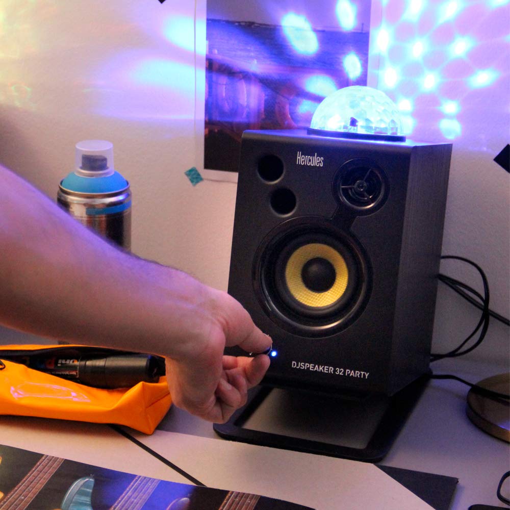 Hercules DJ Speaker 32 Party - Monitors w/ Lights