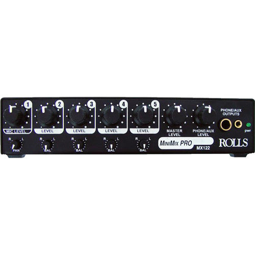 Rolls MX122 Mini Mix Pro 4CH Stereo W/Mic